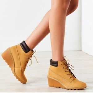 Timberland Amston Earthkeeper Wedge Boot Size 8